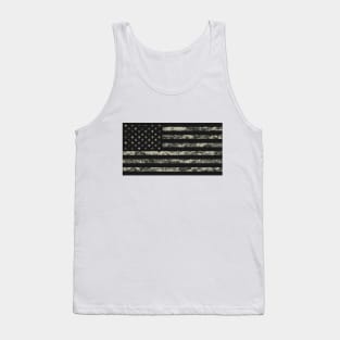 US Flag - Urban Black Tank Top